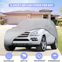 Car Cover Waterproof All Weather Breathable UV Protection Snowproof Waterproof Dustproof Universal Fit Full Car Covers for SUV,  L/XL/XXL
