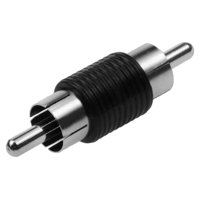 SF Cable RCA Coupler Male to Male Nickel