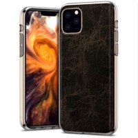 TalkingCase Thin Gel Phone Case for Apple iPhone 11 Pro,Leather+More Print