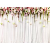 Winnereco Flower Wall Background Wedding Photography Prop Studio Backdrop (1.5x2.1m)