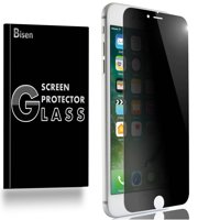 iPhone 7 [2-Pack BISEN] Privacy Tempered Glass Screen Protector, Anti-Spy Anti-Scratch, Anti-Shock, Shatterproof