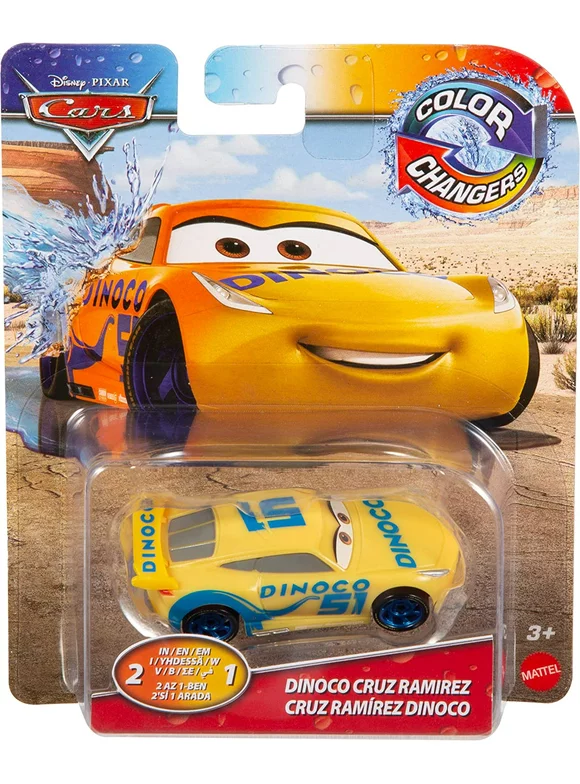 Disney and Pixar Cars Color Changers Collection, Toy Cars Change Color with Water