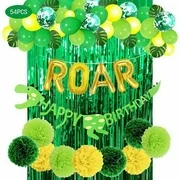 KABOER 54 Pack Dinosaur Party Supplies for Kids Birthday Party, Baby Shower Chic