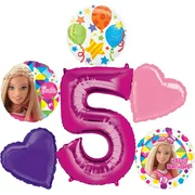 Barbie Sparkle 5th Birthday Party Supplies Balloon Bouquet Decorations