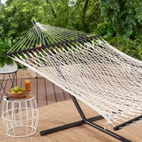 Mainstays Dune Bay Extra-Large Outdoor Woven Rope Hammock