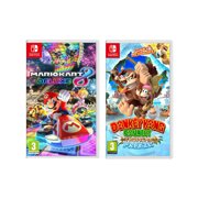 Nintendo Mario Kart 8 and Donkey Kong Video Games for Nintendo Switch