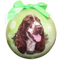 Springer Spaniel Christmas Ornament Shatter Proof Ball Easy To Personalize A Perfect Gift For Springer Spaniel Lovers