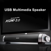 MIDAS-2.0 USB Multimedia HiFi Stereo Audio Powerful Sound Bar Soundbar Speaker For Computer Desktop PC Laptop TV Home Theater