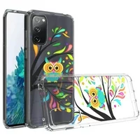 Bemz TPU Case for Samsung Galaxy S20 FE 5G Fan Edition (Transparent Hybrid Slim Fit Protector Cover) - Tree Owl