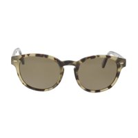 Ermenegildo Zegna EZ0029/S 55M Olive/Brown Square Sunglasses