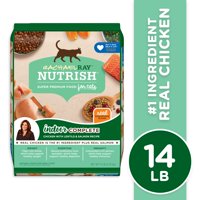 [Multiple Sizes] Rachael Ray Nutrish Indoor Complete Natural Dry Cat Food, Chicken with Lentils & Salmon Recipe