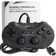 3 in 1, iNNEXT Classic Controller for Nintendo Wii/Wii U/NES Classic Edition (NES Mini), Classic Console Gamepad Gaming Pad Joypad for Nintendo Wii Wii U (Black)