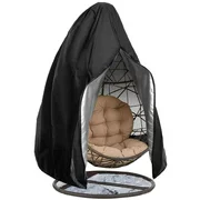 Peroptimist Egg Hanging Chair Cover,Multi-Purpose Swing Chair Covers,Fits Most Kinds of Patio Egg Swing Chairs A