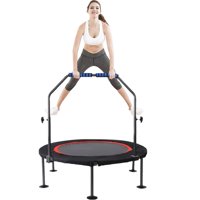 Comigeewa 48In Folding Fitness Trampoline Indoor Trampoline For Adults And Children