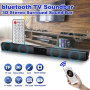 22/34 inch 360 Stereo 3D Surround Sound Bar Soundbar Wireless Speaker Audio System Home Theater Subwoofer Amplifier For TV PC Desktop Laptop Tablet Smartphone