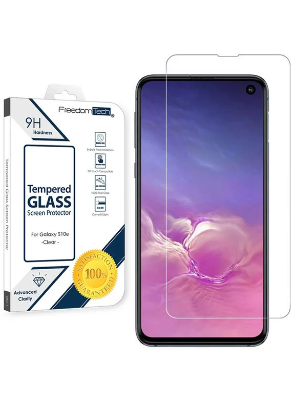 Original Samsung Galaxy S10e Screen Protector Tempered Glass 5.8" Full Cover 4D Curved Glass Case Friendly 9H Real Glass Screen Protector 100% Transparent Fully Clear Glass For Samsung Galaxy S10e