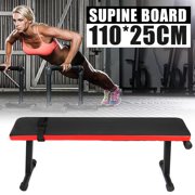 Folding Flat Sit Up Board Weight Bench Dumbbell Training Weightlifting Bench Lifting and Ab Workout with Dumbbell Rack