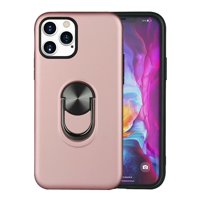 Bescita For iphone 12 Pro Max Case Skin TPU Cover With 360° Finger Ring Stand Holder