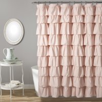 Lush Decor Ruffle Shower Curtain, 72x72