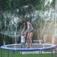 image 5 of Trampoline Water Sprinkler Trampoline Sprinkler Hose for Kids Boys Girls Outdoor Summer Outdoor Backyard Water Games