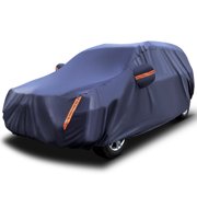 YITAMOTOR Universal Fit Full Car Cover Waterproof UV Resistant(Fits SUVs up to 177"L,Dark Blue)
