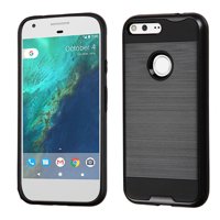 For Google Pixel XL 5.5" Brushed Impact Hybrid Armor Phone Protector Case Cover