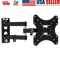 [Ship from USA] TV Wall Mount for 23 - 55 Inch TVs with Swivel - Wall Mount TV Bracket VESA 400x400mm fits LED, LCD, OLED Flat Screen TVs up to 99 lbs - with HDMI Cable, Bubble Level and Cable Ties