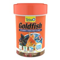(Pack of 3) Tetra Goldfish Vitamin C Enriched Fish Food Flakes, 1 oz