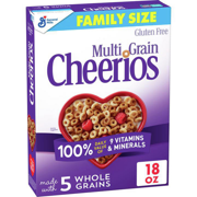 Multi Grain Cheerios, Multigrain Cereal, Gluten Free, 18 oz
