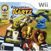 Dreamworks Super Star Kartz with Wheel - Nintendo Wii