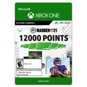 Madden NFL 21: 12000 Madden Points, Electronic Arts, Xbox [Digital Download]