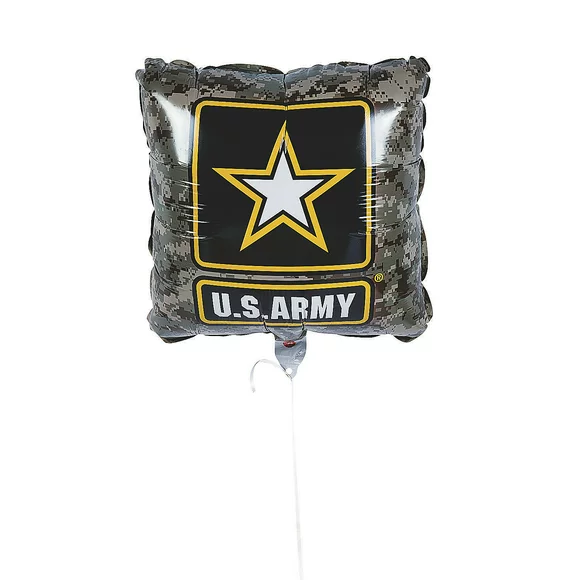 Us Army Camo Logo Mylar Balloons - Party Decor - 3 Pieces