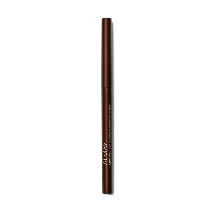 Almay Eyeliner Pencil, Hypoallergenic, Cruelty Free, Oil Free, Fragrance Free, Ophthalmologist Tested, Long Wearing and Water Resistant, with Built in Sharpener, 206 Black Brown, 0.01 oz