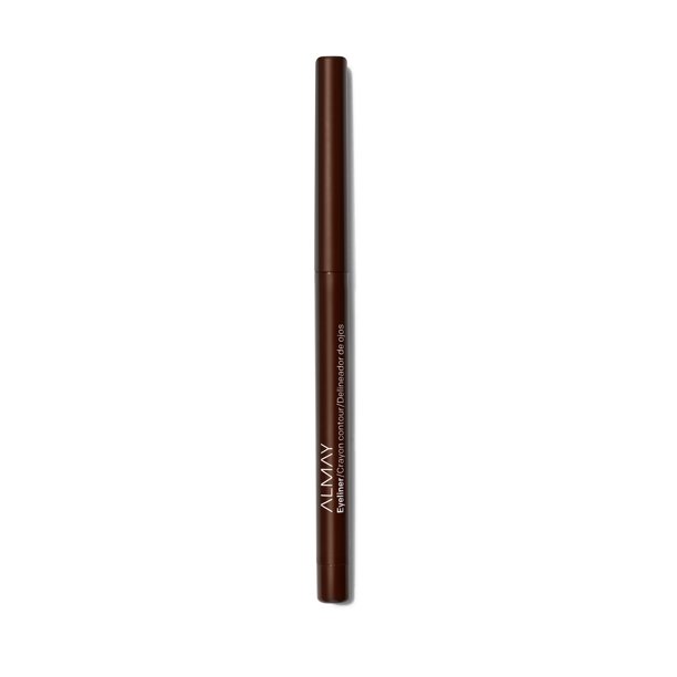 Almay Eyeliner Pencil, Hypoallergenic, Cruelty Free, Oil Free, Fragrance Free, Ophthalmologist Tested, Long Wearing and Water Resistant, with Built in Sharpener - 206 Black Brown