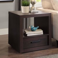 Better Homes & Gardens Steele End Table With Drawer, Multiple Finishes