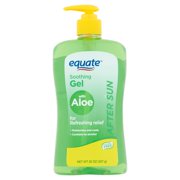 (3 pack) Equate After Sun Soothing Gel with Aloe, 20 oz