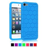 Fintie Silicone Case for iPod Touch 7 / iPod Touch 6 / iPod Touch 5 -  Shockproof Anti Slip Protective Cover, Blue