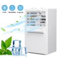 3 in 1 Air Space Conditioner, Mini USB Fan Evaporative Spray Humidifier Purifier , Desk Cooling Fan for Home Office