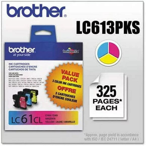 BRTLC613PKS - Brother LC613PKS LC-61 Innobella Ink