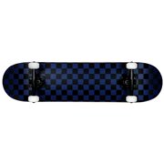 Krown Skateboard Rookie Checker Black/Blue Complete