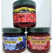 Walden Farms Fruit Spread Variety Calorie Free - Bluberry, Strawberry, And Raspberry