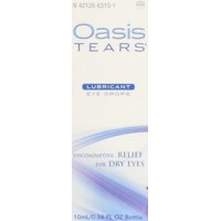 Oasis TEARS Lubricant Eye Drops Bottle Relief For Dry Eyes, 0.34 Ounce