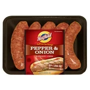Hatfield Sausage Links Pepper & Onion 55% Less Fat - 5 CT