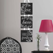 Personalized Love, Dream, Family Hanging Canvas