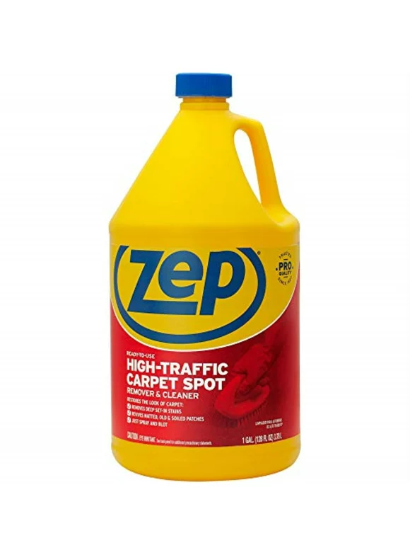 Zep Professional High Traffic Carpet Cleaner, 128 Ounce Bottle