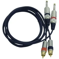 Pyle Pro Pprcj05 Dual Professional Audio L Cable, 5ft