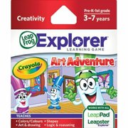 LeapFrog Explorer Game Cartridge: Crayola Art Adventure, No