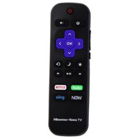 Original Hisense Roku HU-RCRUS-20 Remote w/ Netflix Hulu and Sling Renewed
