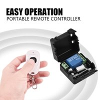 Kritne Wireless Relay Remote Control Switch,DC 12V Single Channel Relay Module RF Wireless Switch Receiver + Remote Control Transmitter, Relay Remote Controller
