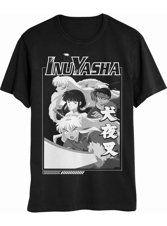 Inuyasha Character Mens and Womens Unisex Graphic Tee Shirt